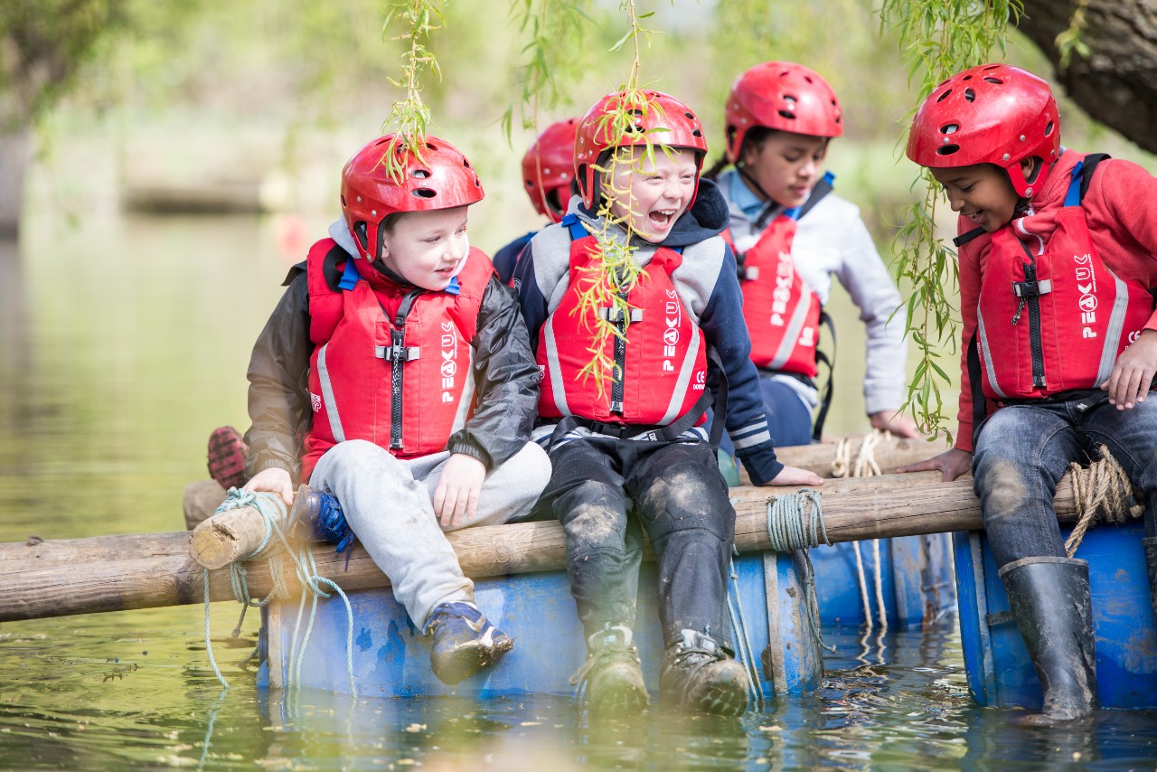 Cubs on Raft